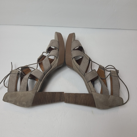 NEW PAUL GREEN Hana heels booties lace-up sandals - Picture 4 of 10